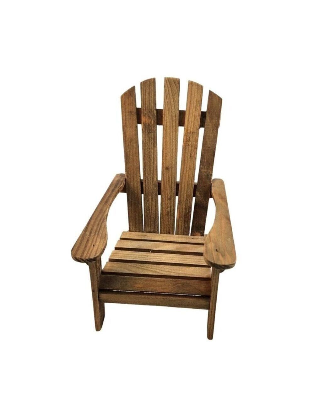 Miniature Wooden Adirondack Chair